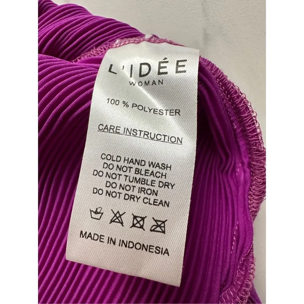 L'IDEE Soiree 90's Sleeved Gown in Grape Size AU8/US4 $365